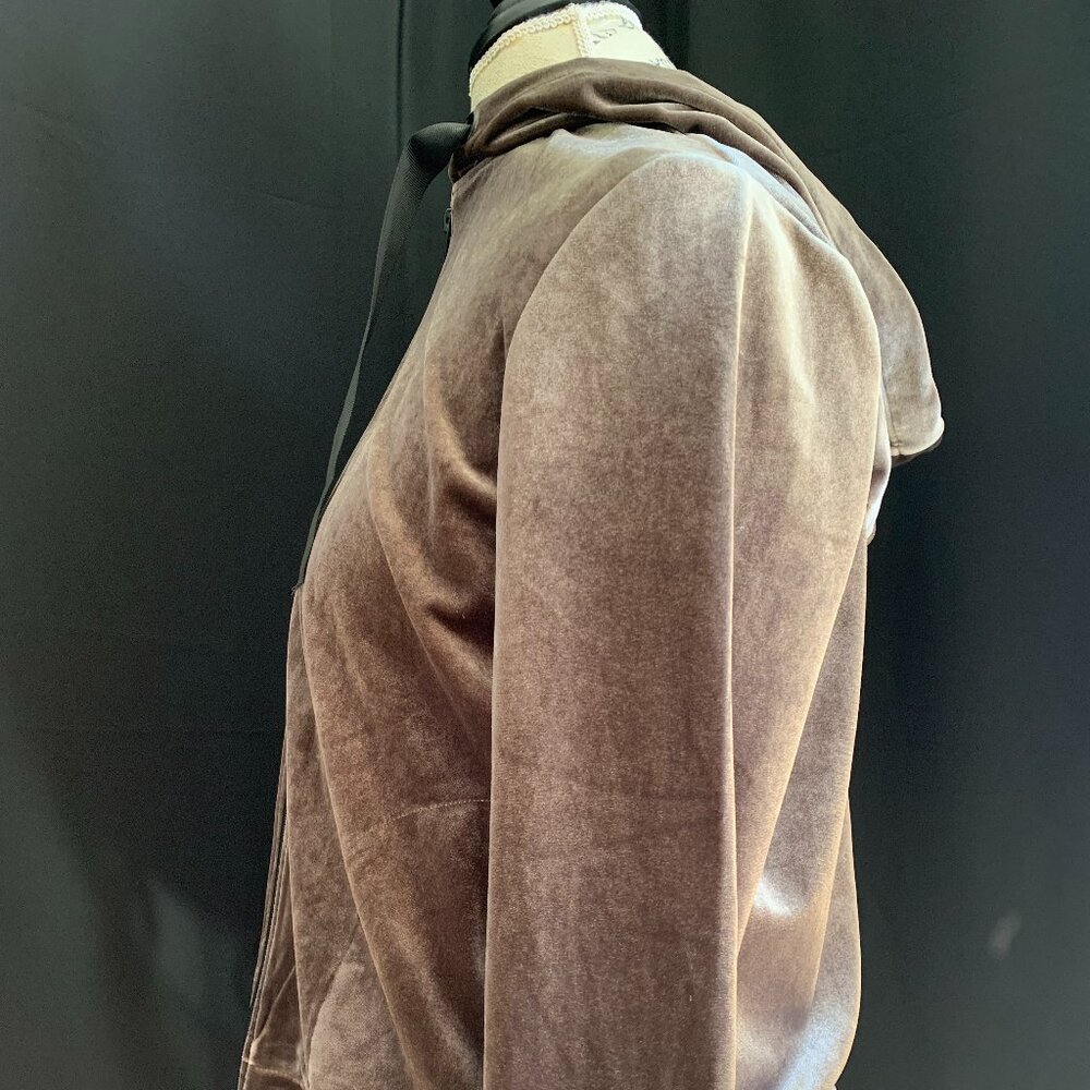 Gorgeous Velour Hoodie: Size M. - Picture 3 of 10